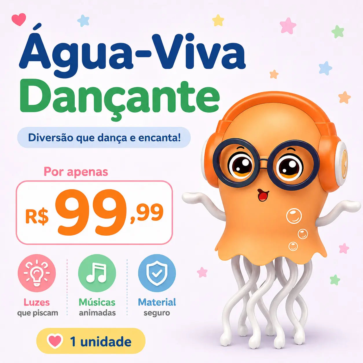Água-Viva Dançante - calma, criatividade e encantamento