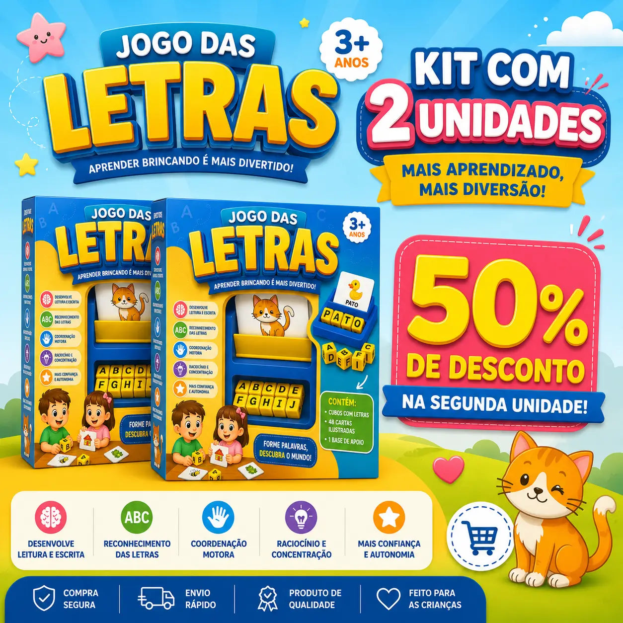 Alfabetiza Fácil – Jogo das Letras