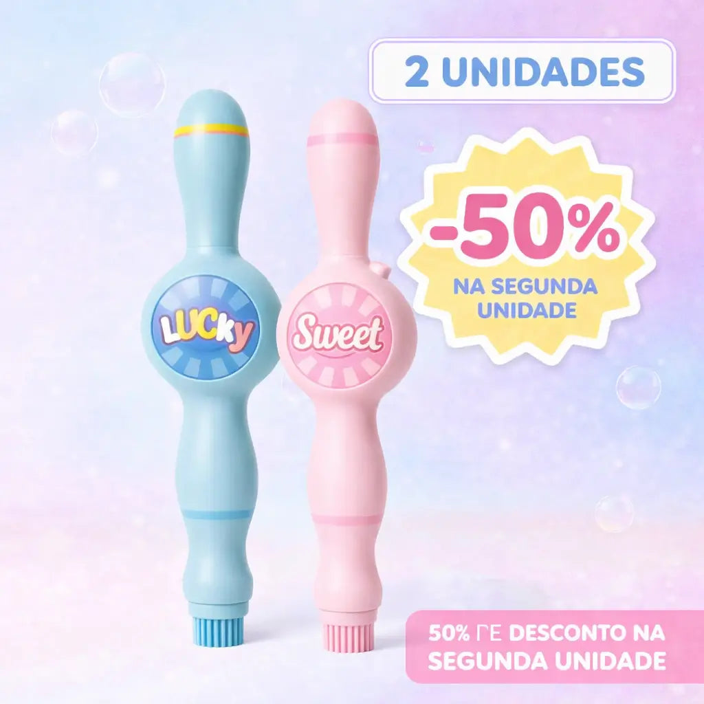 Nuvem Mágica - Lançador de bolhas com fumaça