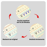 Kit com 4 Cadernos Mágicos para Caligrafia