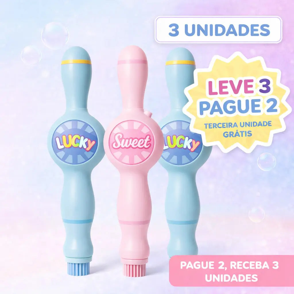 Nuvem Mágica - Lançador de bolhas com fumaça