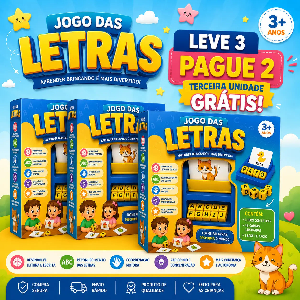 Alfabetiza Fácil – Jogo das Letras