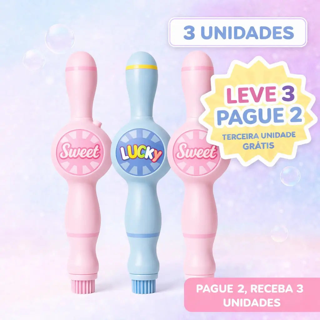 Nuvem Mágica - Lançador de bolhas com fumaça