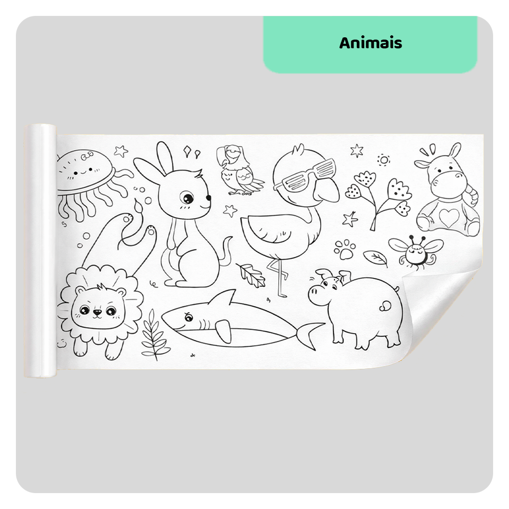 StickArt — Bobina Adesiva para Colorir (3 Metros)