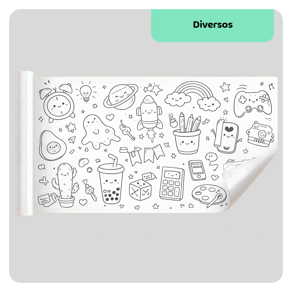 StickArt — Bobina Adesiva para Colorir (3 Metros)