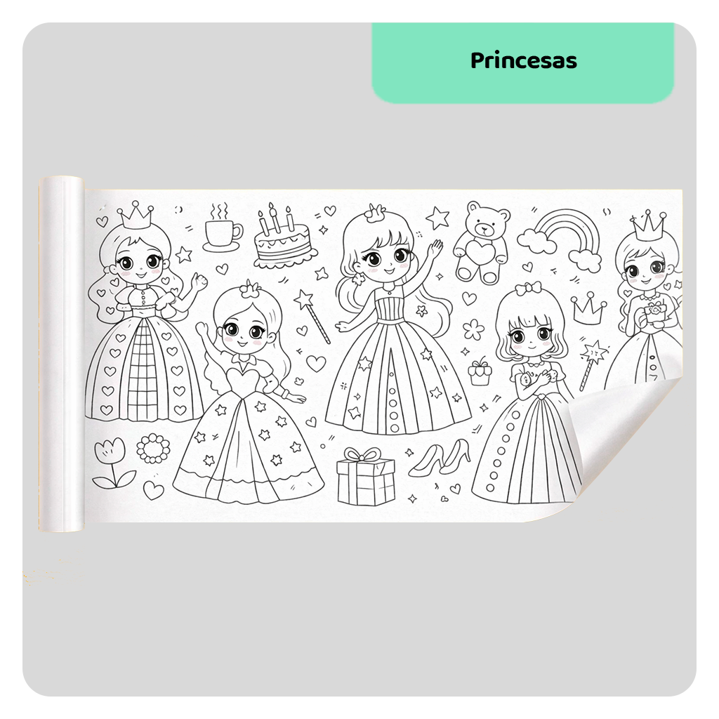 StickArt — Bobina Adesiva para Colorir (3 Metros)
