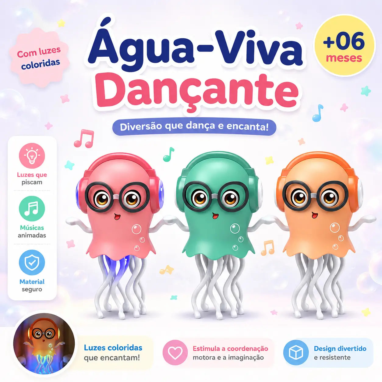 Água-Viva Dançante - calma, criatividade e encantamento