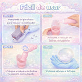 Nuvem Mágica - Lançador de bolhas com fumaça