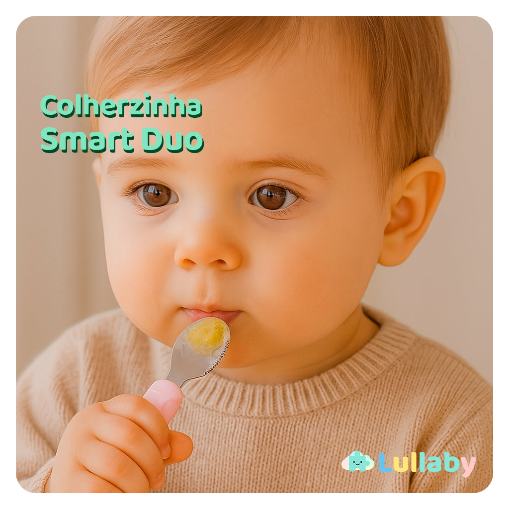 Colher Smart Duo – Alimentação Segura e Inteligente para Bebês
