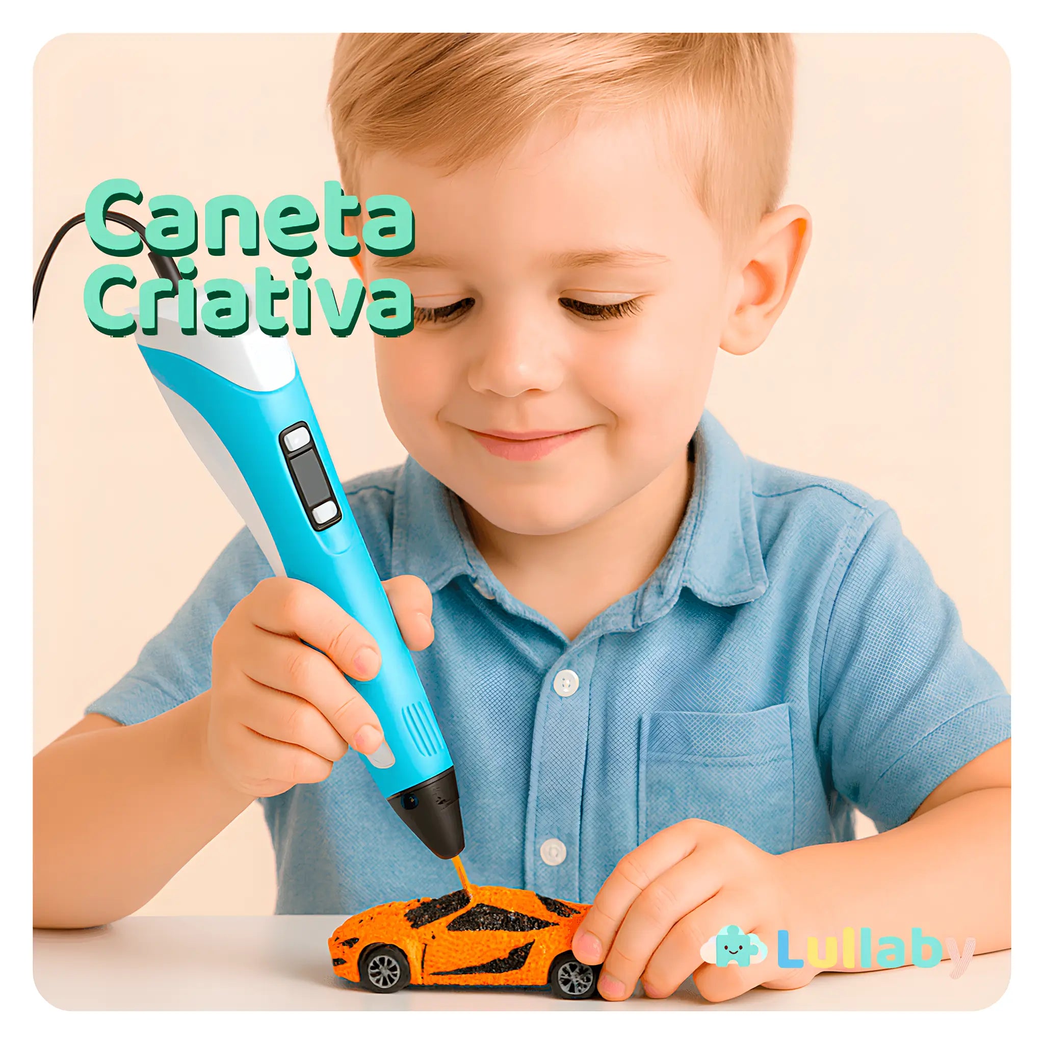 Caneta Criativa 3D – Dê Vida às Suas Ideias com um Toque de Magia!