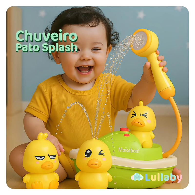Pato Splash 3 em 1 – Chuveirinho Divertido para Banho