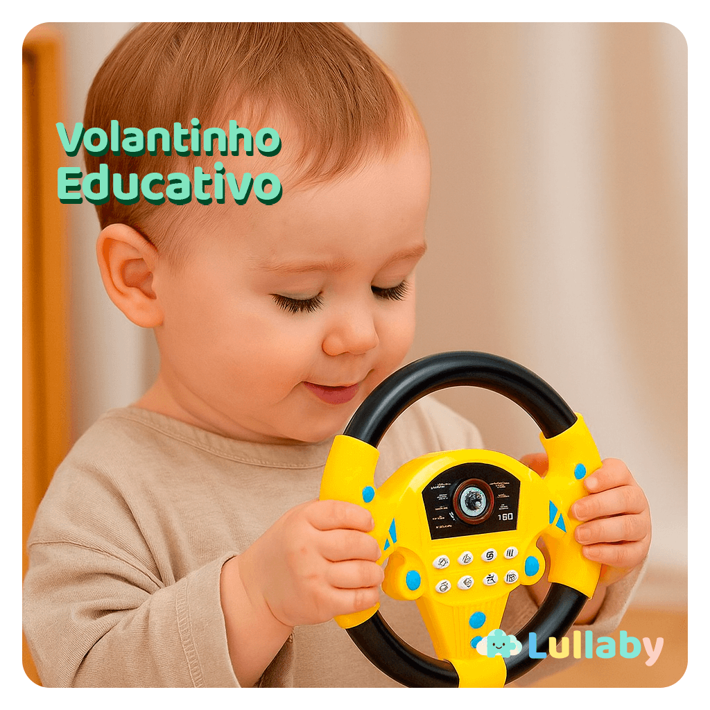 Volantinho Educativo 360º – Direção Divertida com Música, Luzes e Aprendizado!