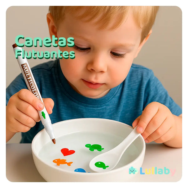 Canetinhas Mágicas Flutuantes – Arte que Ganha Vida na Água!