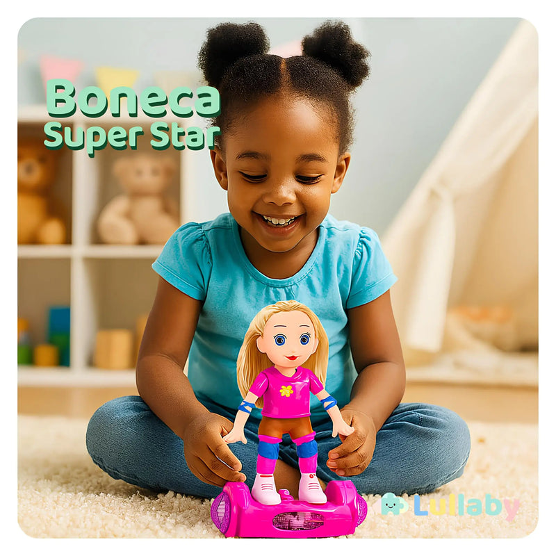Boneca Super Star Hover – A Bonequinha que Dança, Brilha e Encanta!