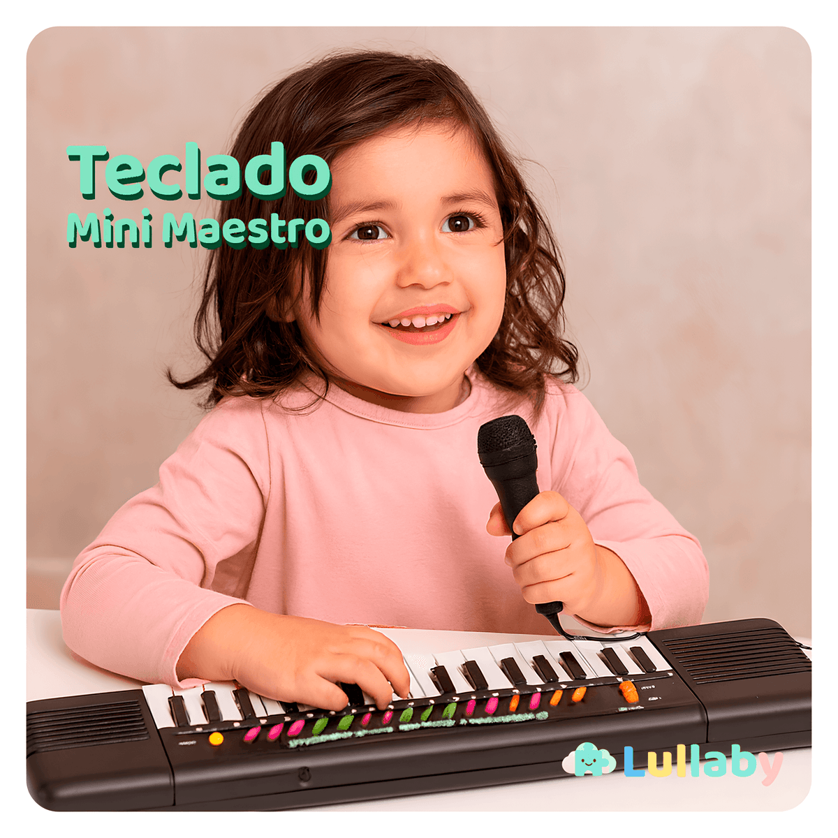 Mini Maestro – Teclado Infantil com Microfone e Diversão Musical