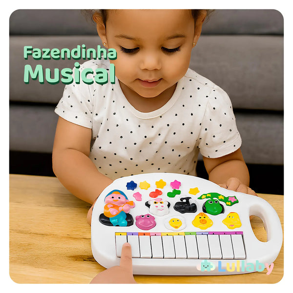 Fazendinha Musical Baby – Piano Interativo com Sons de Animais