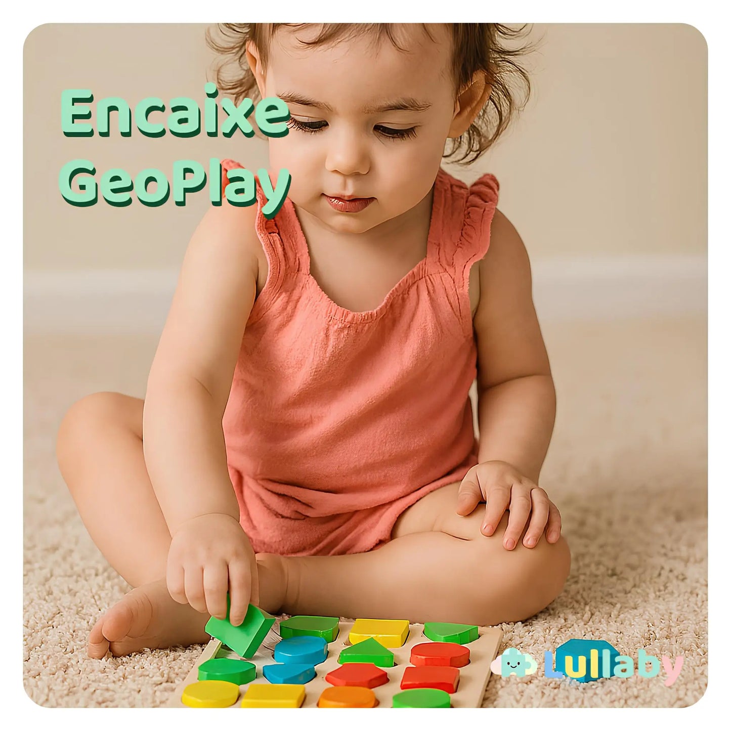 GeoPlay – Brinquedo de Encaixe com Formas Geométricas 3D
