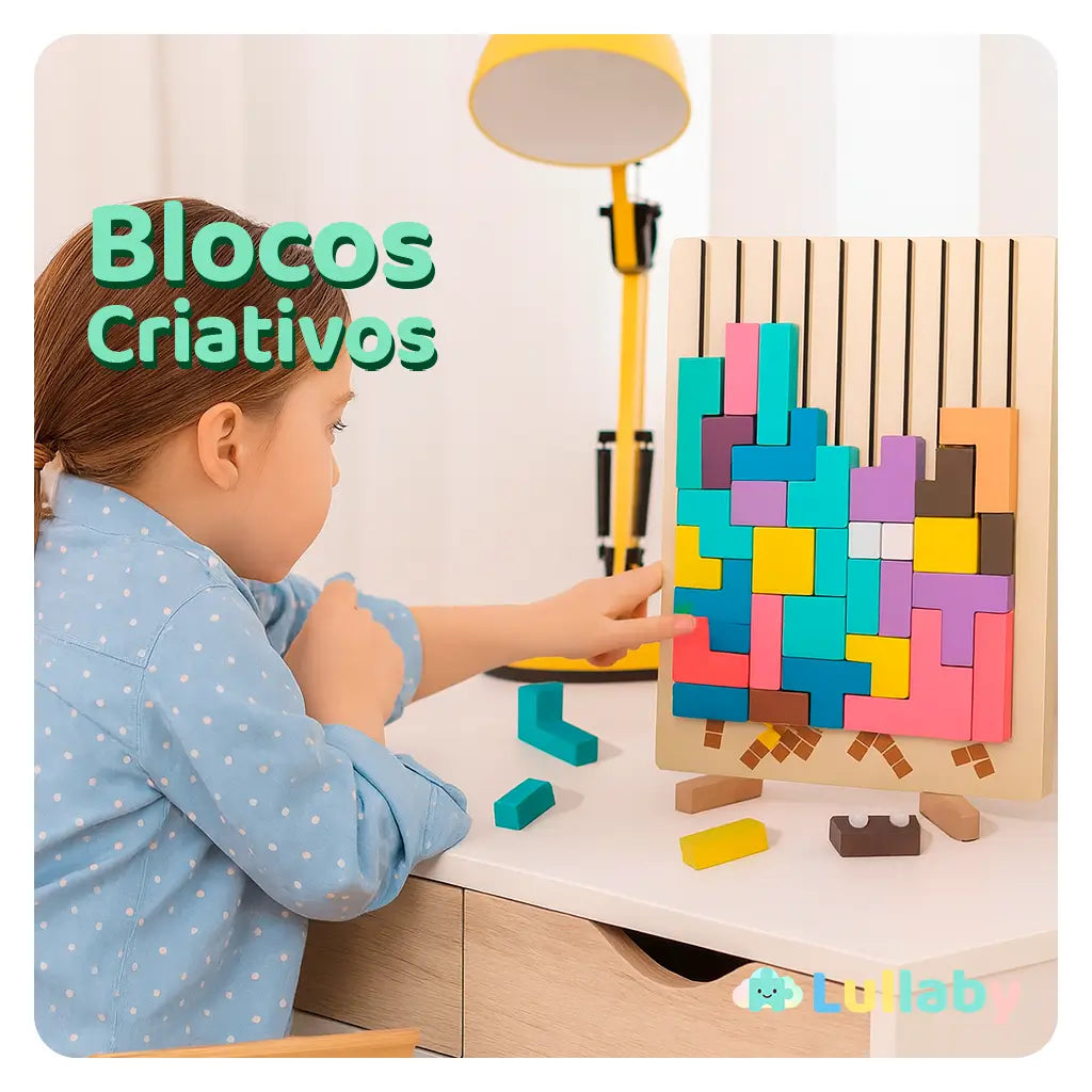 Blocos Criativos – Quebra-Cabeça Russo de Madeira Educativo