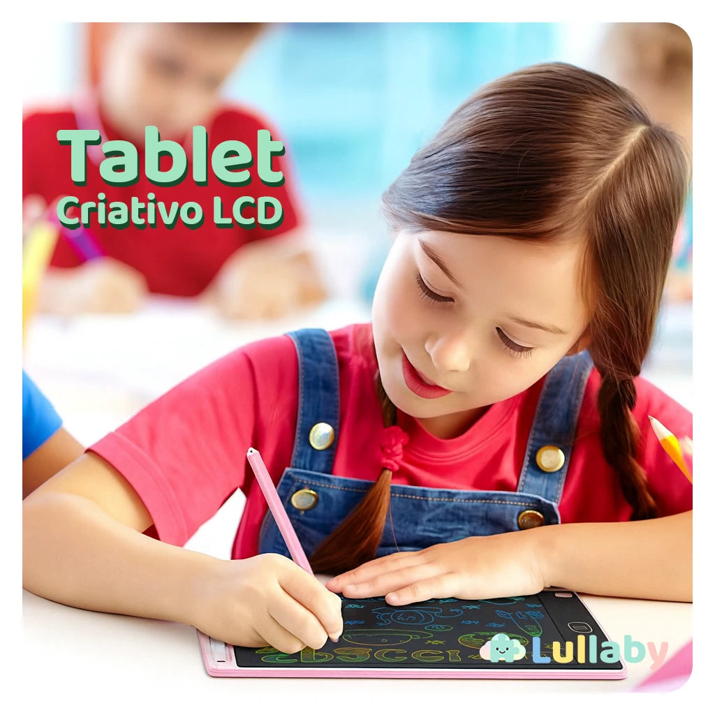 Tablet Criativo – Lousa Mágica LCD para Pequenos Gênios