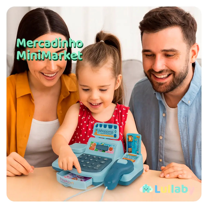 MiniMarket Pro™ – Caixa de Supermercado Infantil com Luz & Aprendizado