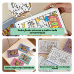 Colorê - Caderno de Colorir Holográfico com 50 folhas