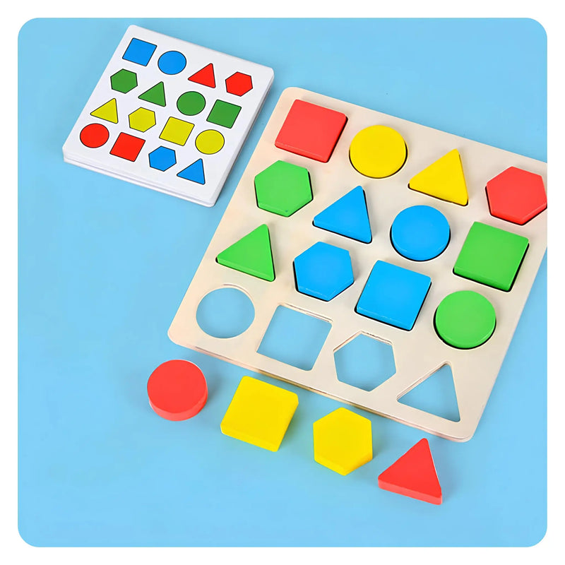 GeoPlay – Brinquedo de Encaixe com Formas Geométricas 3D