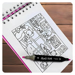 Colorê - Caderno de Colorir Holográfico com 50 folhas