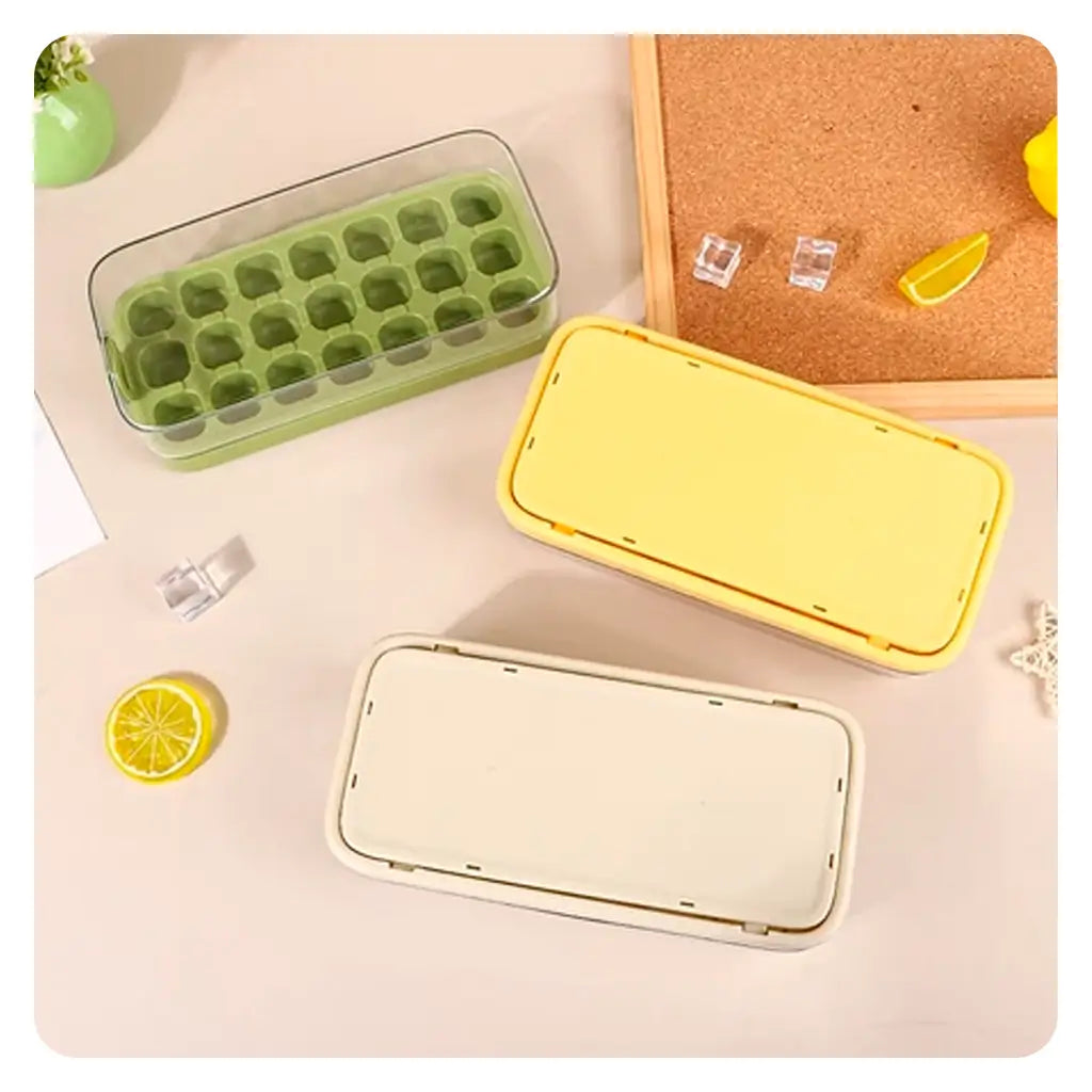 IceBox Pop – Forminha com 21 Cubos e Tampa Empilhável