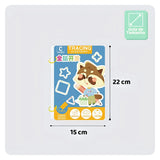 Trace e Aprenda – Caderno Mágico de Caligrafia Reutilizável Montessori