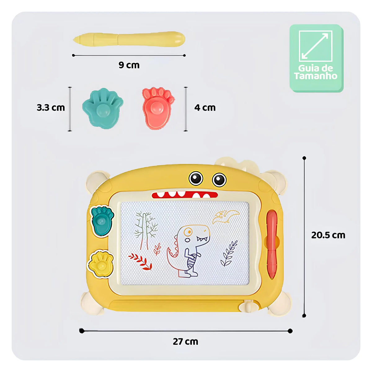 Lousa DinoDesk – Mesa de Desenho Magnética