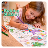 StickArt — Bobina Adesiva para Colorir (3 Metros)