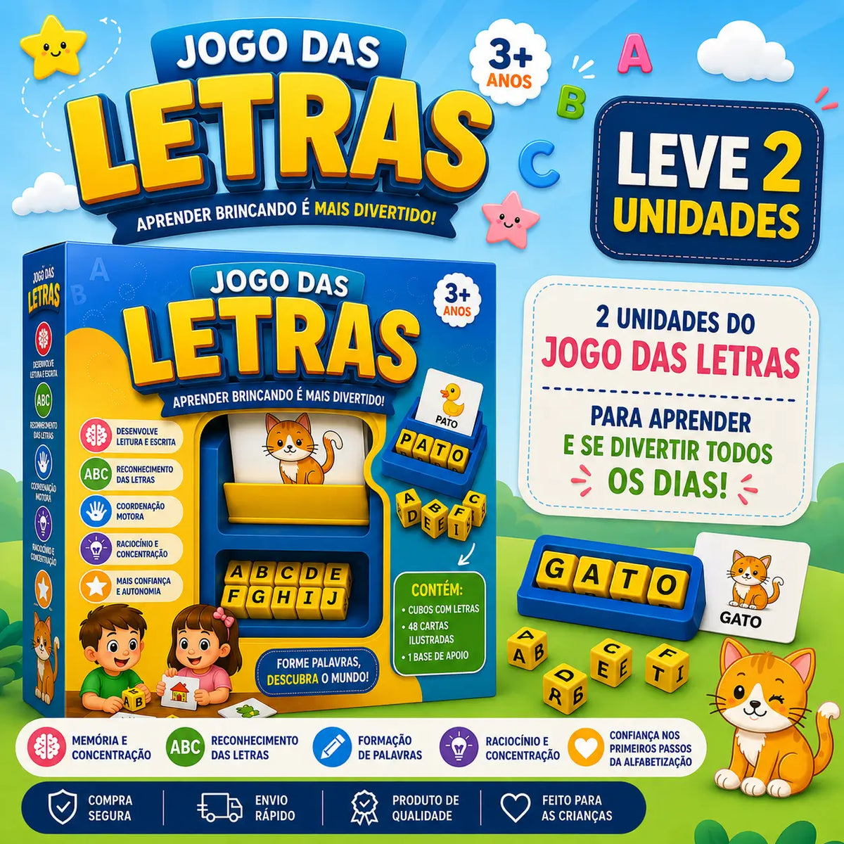 Alfabetiza Fácil – Jogo das Letras