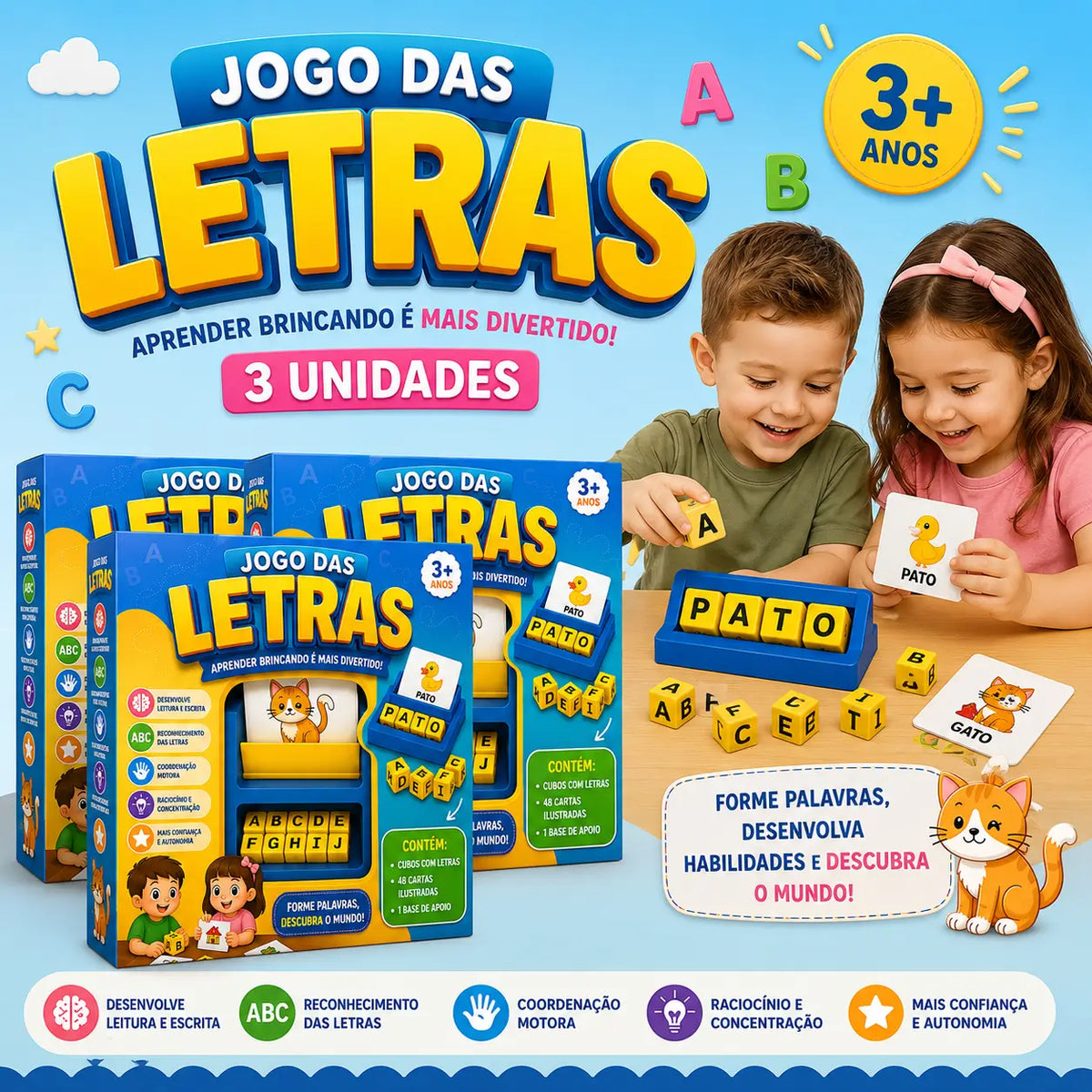 Alfabetiza Fácil – Jogo das Letras
