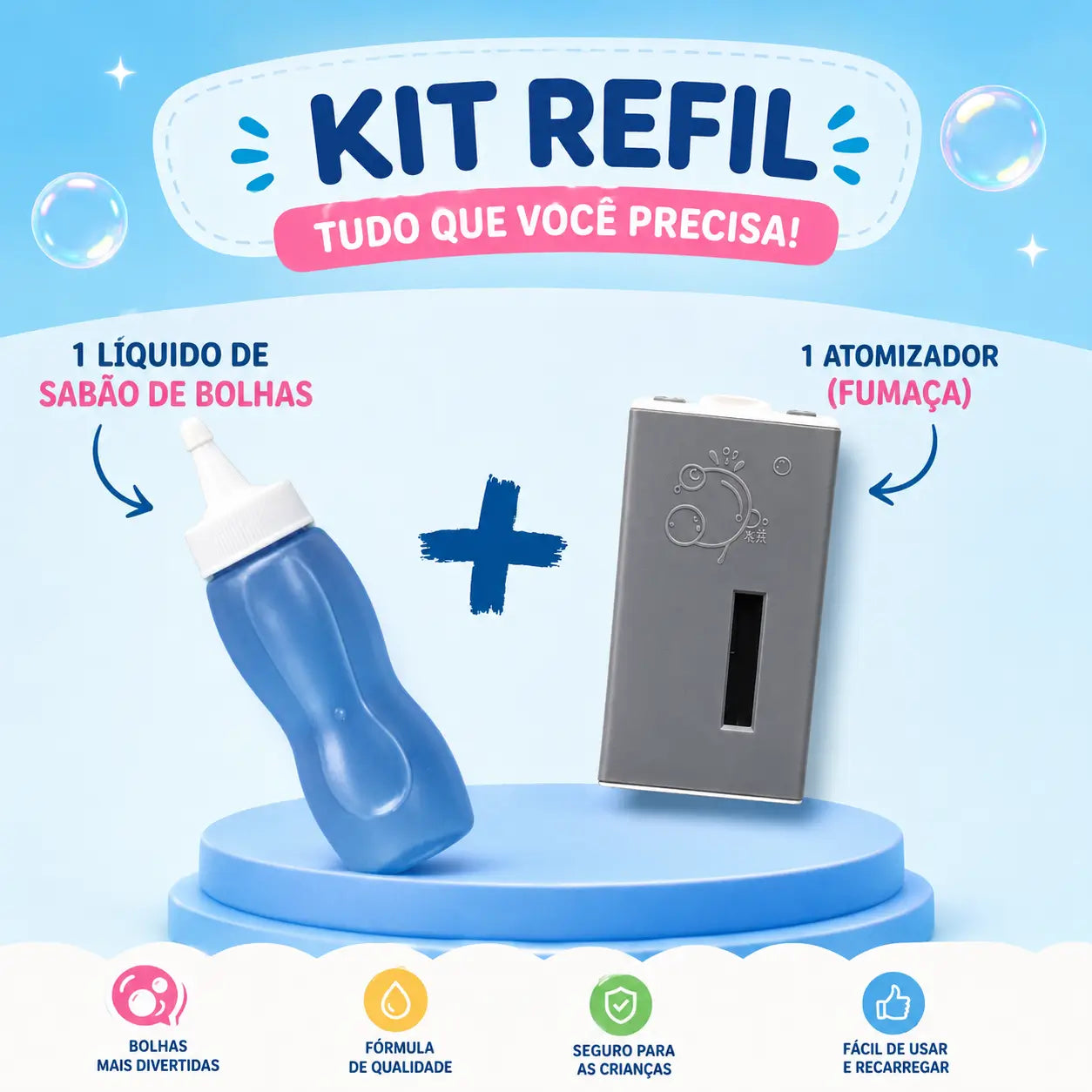 Refil Nuvem Mágica - Atomizador + Líquido