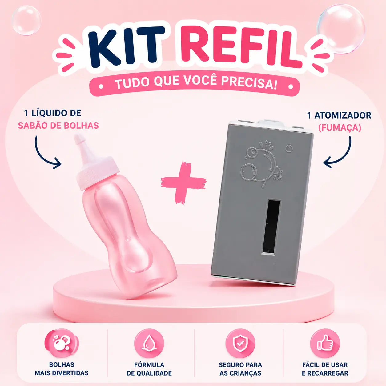 Refil Nuvem Mágica - Atomizador + Líquido
