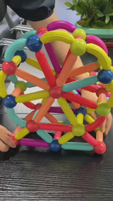 Blocos Magnéticos 3D - Criar, imaginar e aprender brincando